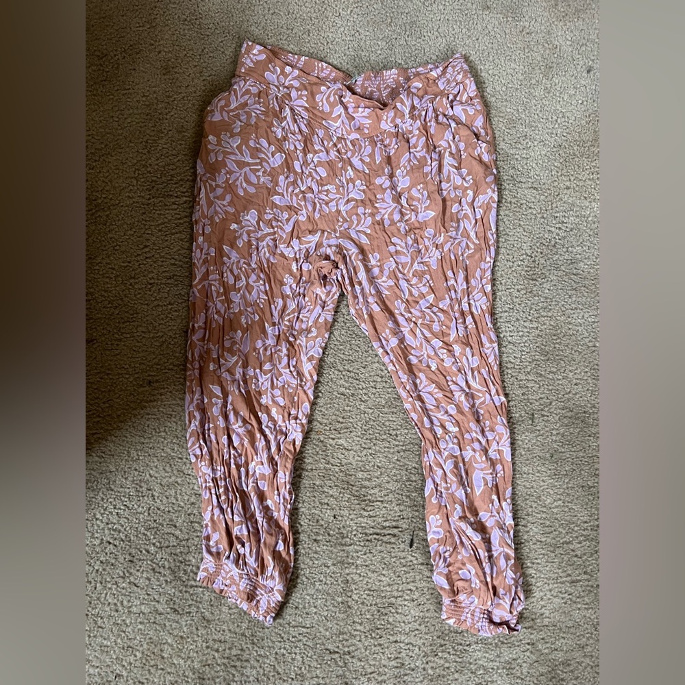 Aerie floral balloon pants 💙